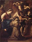Giovanni Francesco Barbieri Called Il Guercino The Vistion of St.Francesca Romana USA oil painting artist